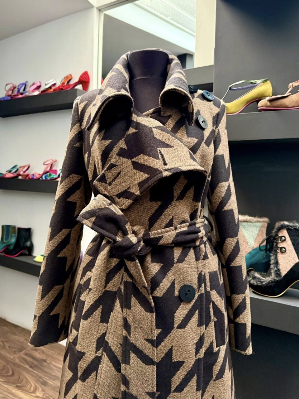 Salute Houndstooth Coat